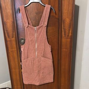 Women's Pink Corduroy Dress